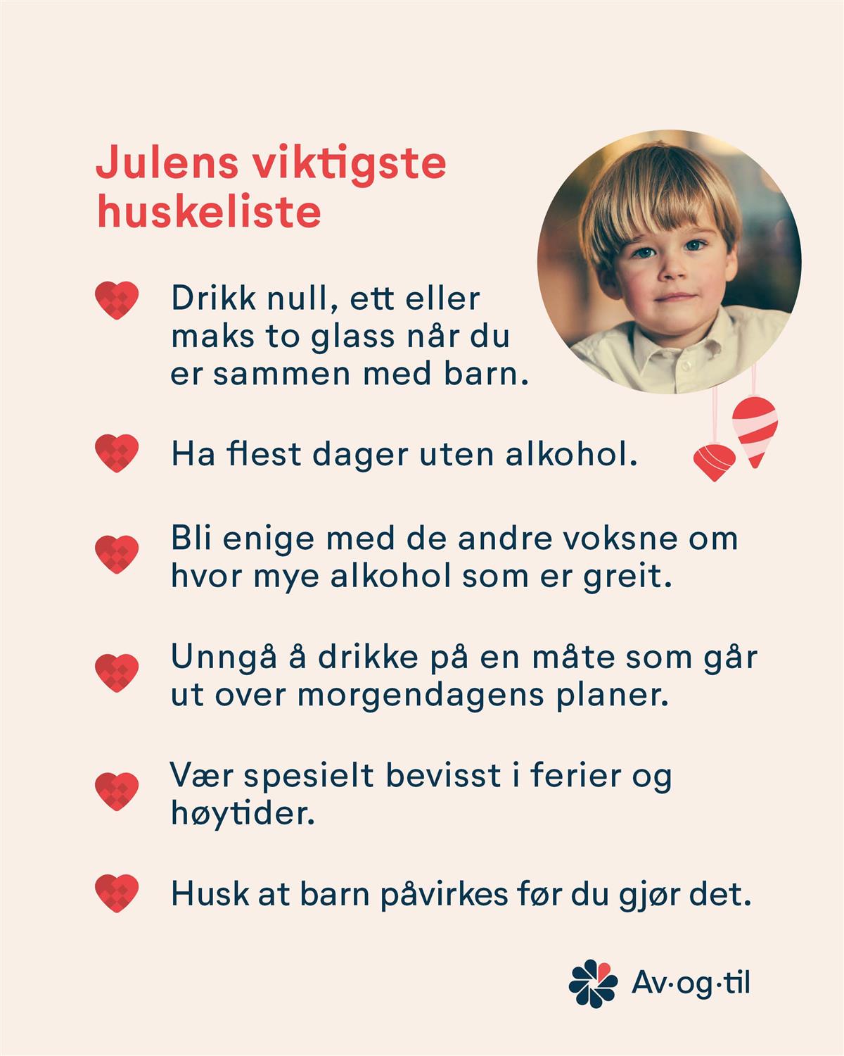Bilde av barn og råd om jul fra Av-og-til - Klikk for stort bilde